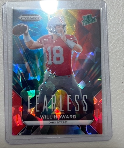 2024 Panini Prizm Draft Picks Fearless #F-WH Will Howard — front