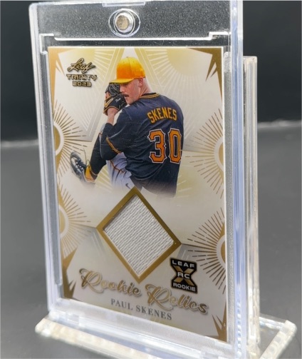 2023 Leaf Trinity #RR-41 Paul Skenes Rookie Relics — front