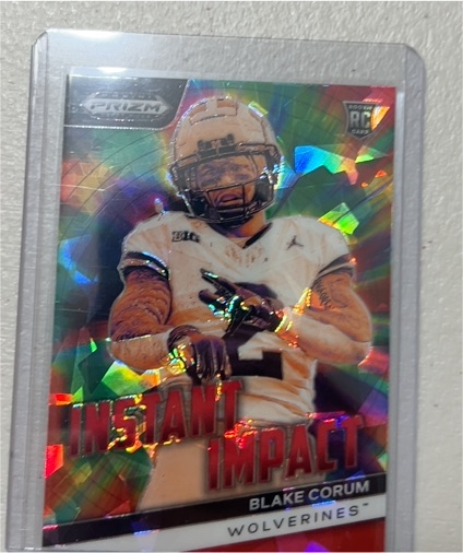2024 Panini Prizm Draft Picks Instant Impact #II-BC Blake Corum — front
