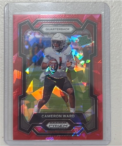 2024 Panini Prizm Draft Picks Rated Prospect #199 Cameron Ward — front