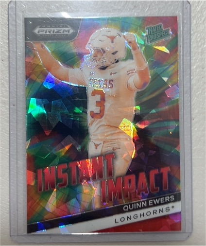 2024 Panini Prizm Draft Picks #II-QE Quinn Ewers Instant Impact — front