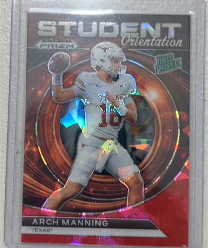 2024 Panini Prizm Draft Picks Student Orientation #SO-AM Arch Manning — front