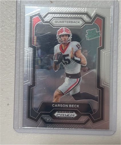 2024 Panini Prizm Draft Picks #130 Carson Beck — front