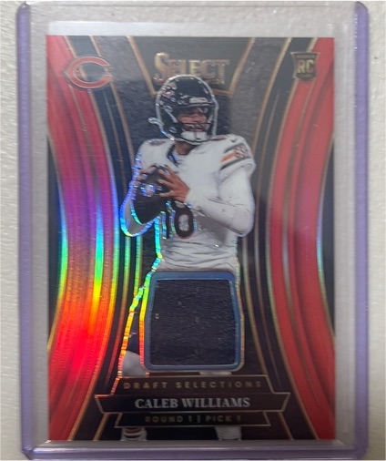 2024 Panini Select Draft Selections #DSM-CWS Caleb Williams — front