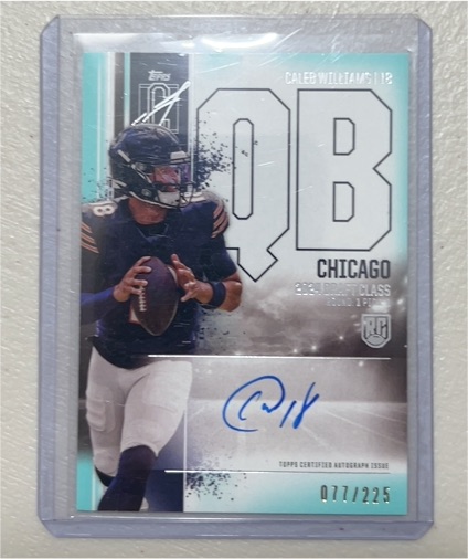2024 Topps Signature Class Rookie Class Auto Caleb Williams — front