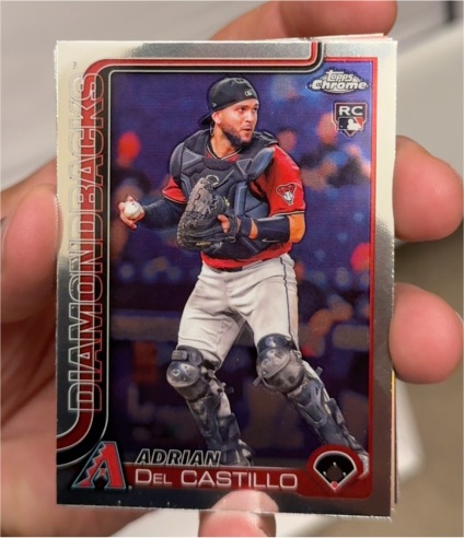2025 Topps Chrome #240 Adrian Del Castillo — front