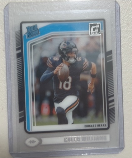 2024 Panini Donruss Clearly #51 Caleb Williams Rated Rookie — front