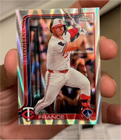 2025 Topps Chrome #228 Ty France — front