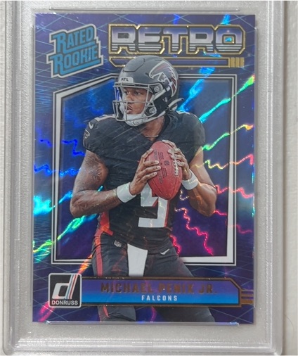 2024 Donruss #7 Michael Penix Jr. Rated Rookie Retro — front