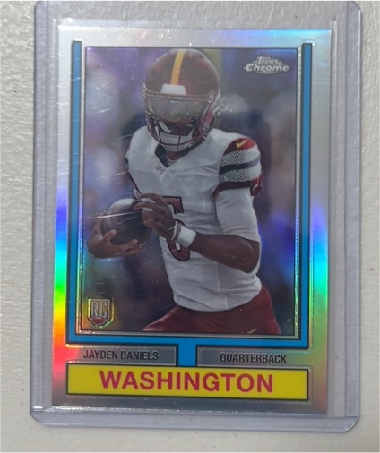 2024 Topps Chrome 1974 Throwback #74TF-2 Jayden Daniels — front