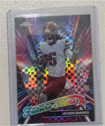 2024 Topps Chrome #FS-2 Jayden Daniels Future Stars — front