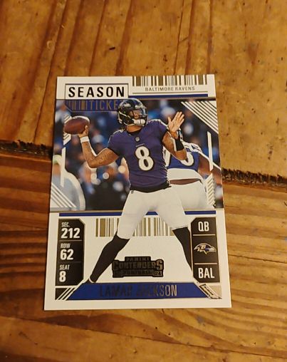 2024 Panini Contenders Season Ticket #7 Lamar Jackson — front