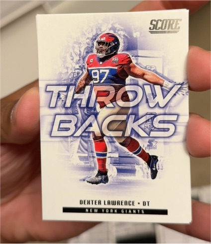 2025 Panini Score #16 Dexter Lawrence — front