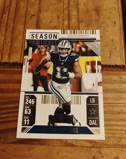 2024 Panini Contenders Season Ticket #27 Micah Parsons — front