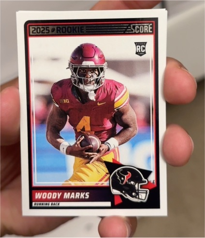 2025 Panini Score Football #43 Woody Marks — front