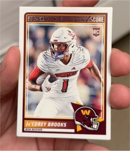 2025 Panini Score #61 Ja'Corey Brooks — front