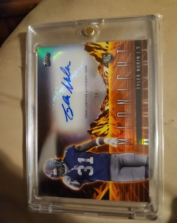 2024 Topps Midnight Rookie Horizon Signatures #RHS-TN Tyler Nubin — front