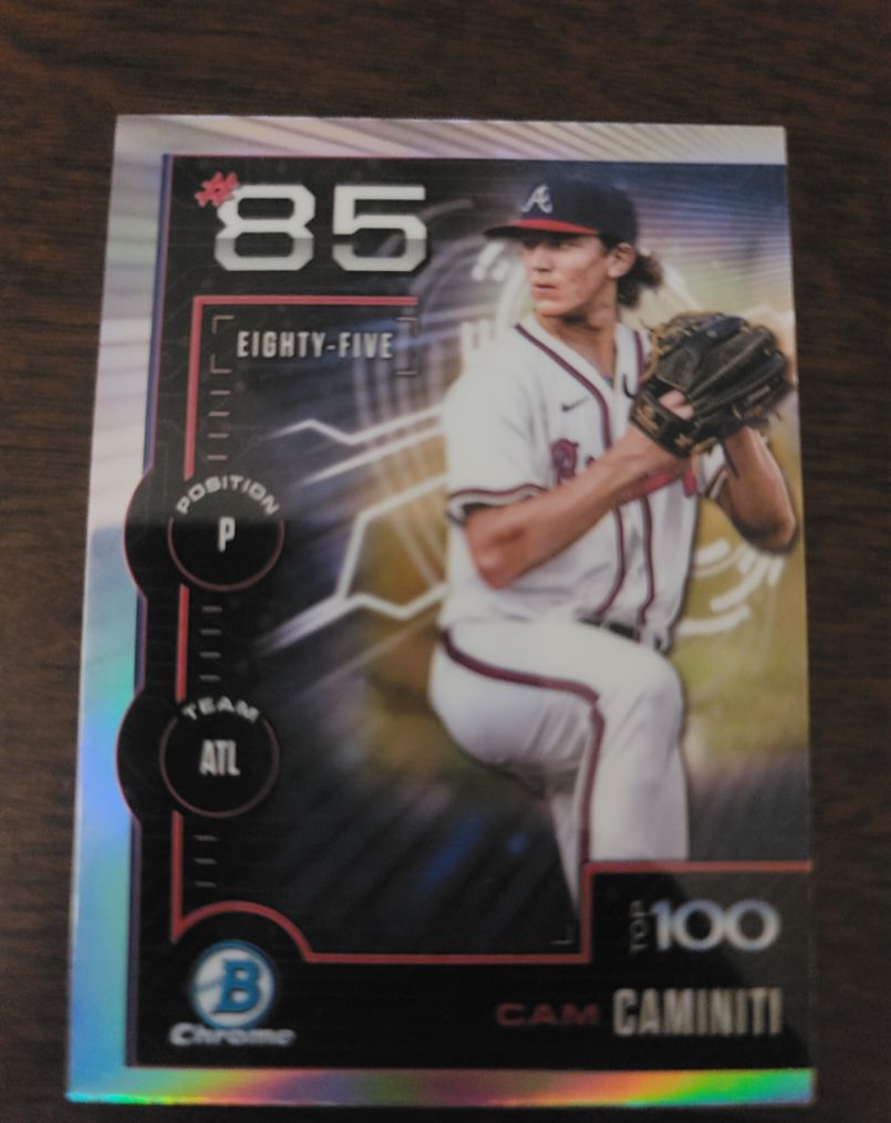 2025 Bowman Chrome #BTP-85 Cam Caminiti — front