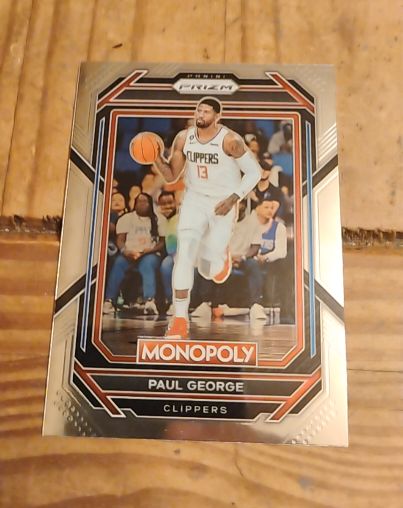 2022-23 Panini Prizm Monopoly #38 Paul George — front