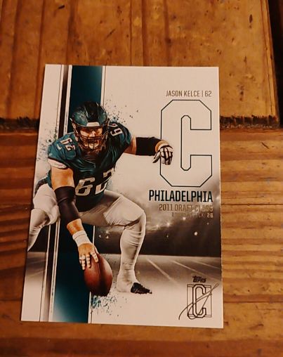 2024 Topps Signature Class #43 Jason Kelce — front