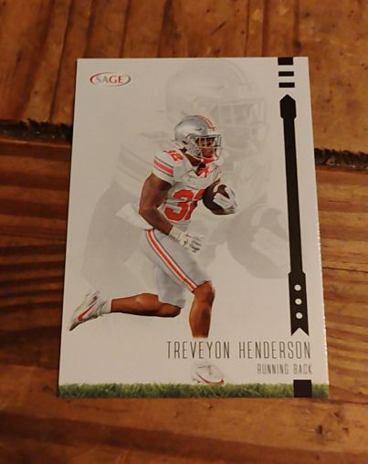 2025 Sage Low Series Silver #70 TreVeyon Henderson — front