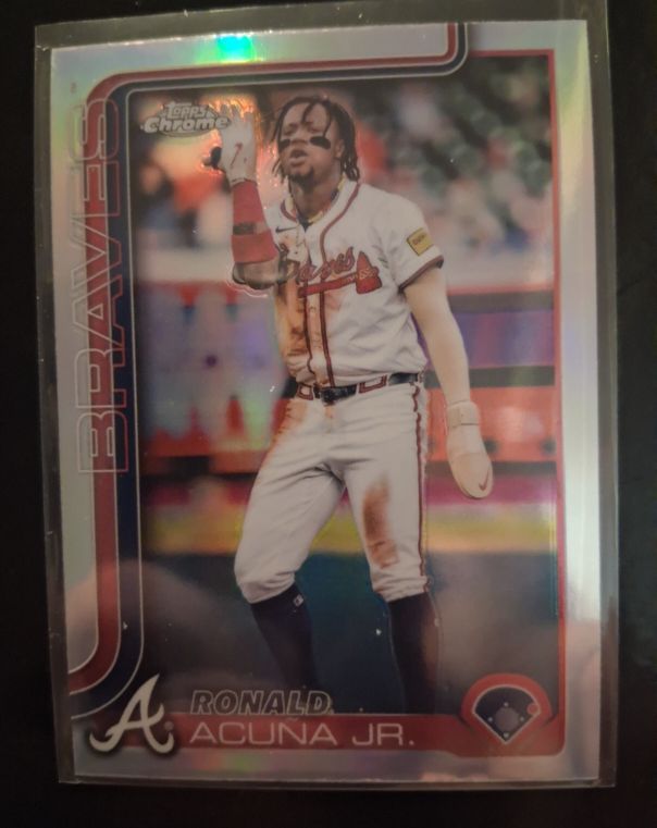 2025 Topps Chrome #207 Ronald Acuna Jr. — front