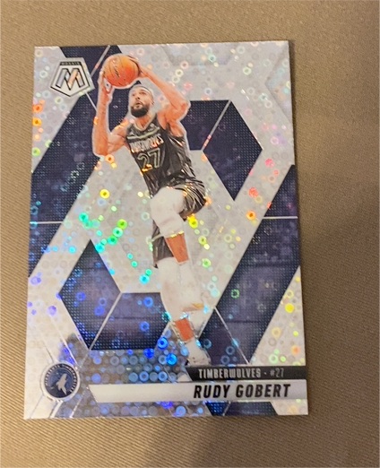 2024-25 Panini Mosaic #27 Rudy Gobert — front