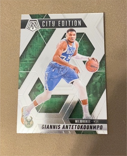 2024-25 Panini Mosaic #282 Giannis Antetokounmpo City Edition — front