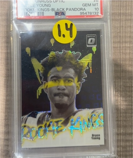 2023 Panini Donruss Optic Rookie Kings Black Pandora #6 Bryce Young — front