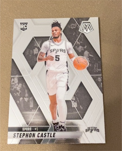 2024-25 Panini Mosaic #236 Stephon Castle — front