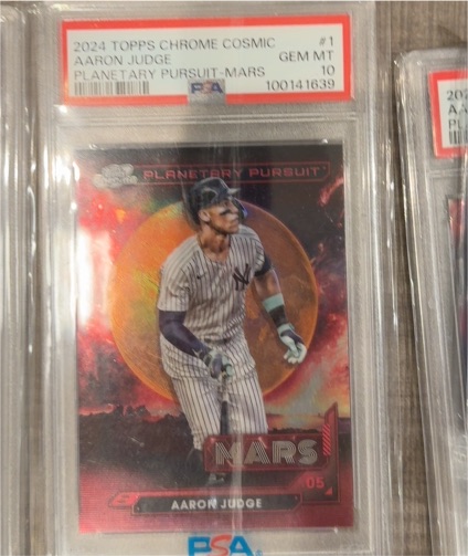 2024 Topps Chrome Cosmic #1 Aaron Judge — front