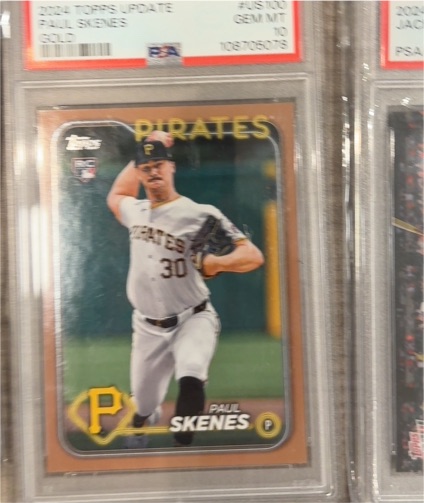 2024 Topps Update #US100 Paul Skenes — front