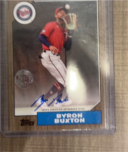 2022 Topps 1987 35th Anniversary #87BA-BB Byron Buxton — front