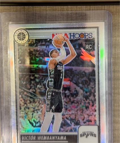 2023-24 Panini NBA Hoops Premium Stock #108 Victor Wembanyama Rookie — front