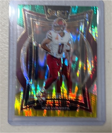 2024 Panini Select - Concourse Marquise Brown #81 Orange Shock Prizm — front