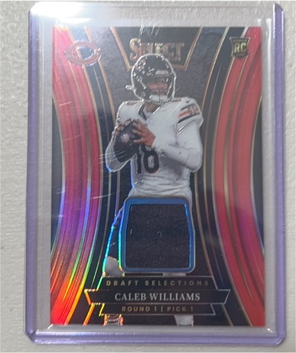 2024 Panini Select Draft Selections #DSM-CW Caleb Williams — front