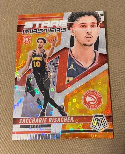 2024-25 Panini Mosaic #20 Zaccharie Risacher Stare Masters — front