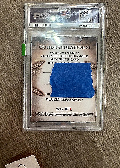 2024 Bowman Chrome Gladiators of the Diamond #GDA-AM Aidan Miller — back
