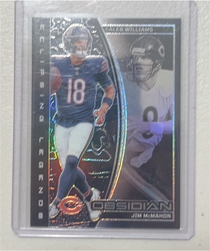 2024 Panini Obsidian #1 Jim McMahon Eclipsing Legends — front