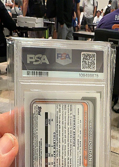 2024 Bowman Chrome #GDAAM Aidan Miller — back