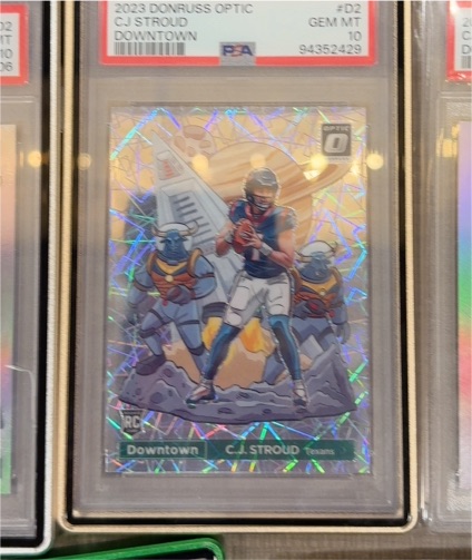 2023 Donruss Optic #D2 CJ Stroud Downtown — front