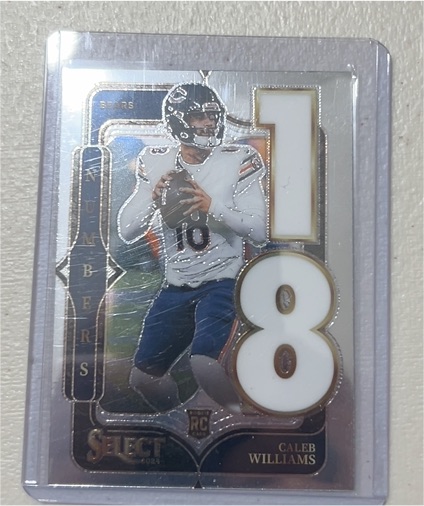 2024 Panini Select Numbers #19 Caleb Williams — front