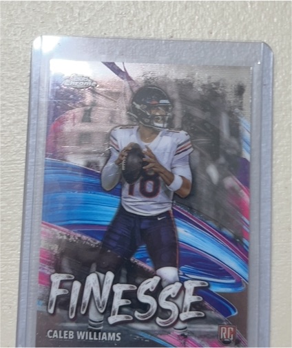 2024 Topps Chrome Finesse #F-1 Caleb Williams — front