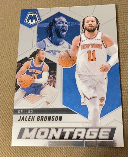 2024 Panini Mosaic Montage Jalen Brunson — front