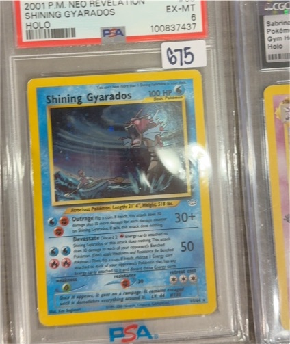 2001 Pokemon Neo Revelation #65 Shining Gyarados — front