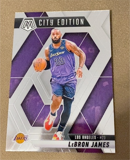 2024-25 Panini Mosaic City Edition #286 LeBron James — front