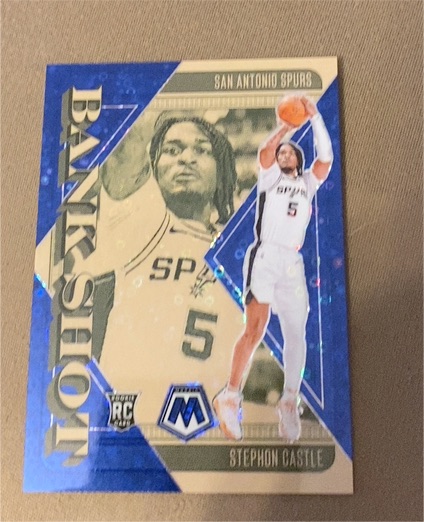 2024-25 Panini Mosaic Bank Shot Stephon Castle — front
