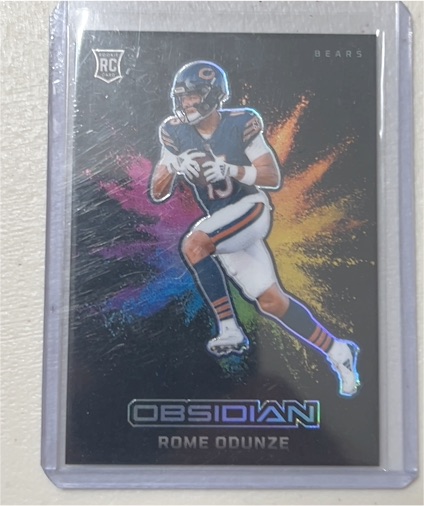 2024 Panini Obsidian #9 Rome Odunze — front