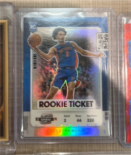 2021-22 Panini Contenders Optic Rookie Ticket #RC Cade Cunningham — front