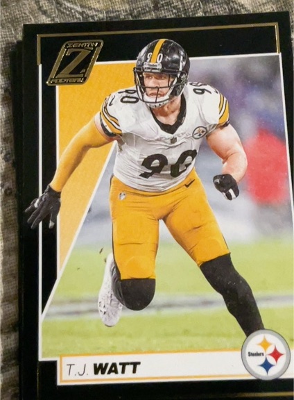 2024 Panini Zenith #85 T.J. Watt — front